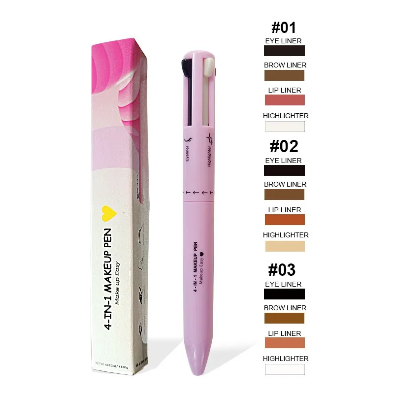 Eyebrow Pomade Pencil - 4 In 1 ดินสอเขียนคิ้ว Lip Liner