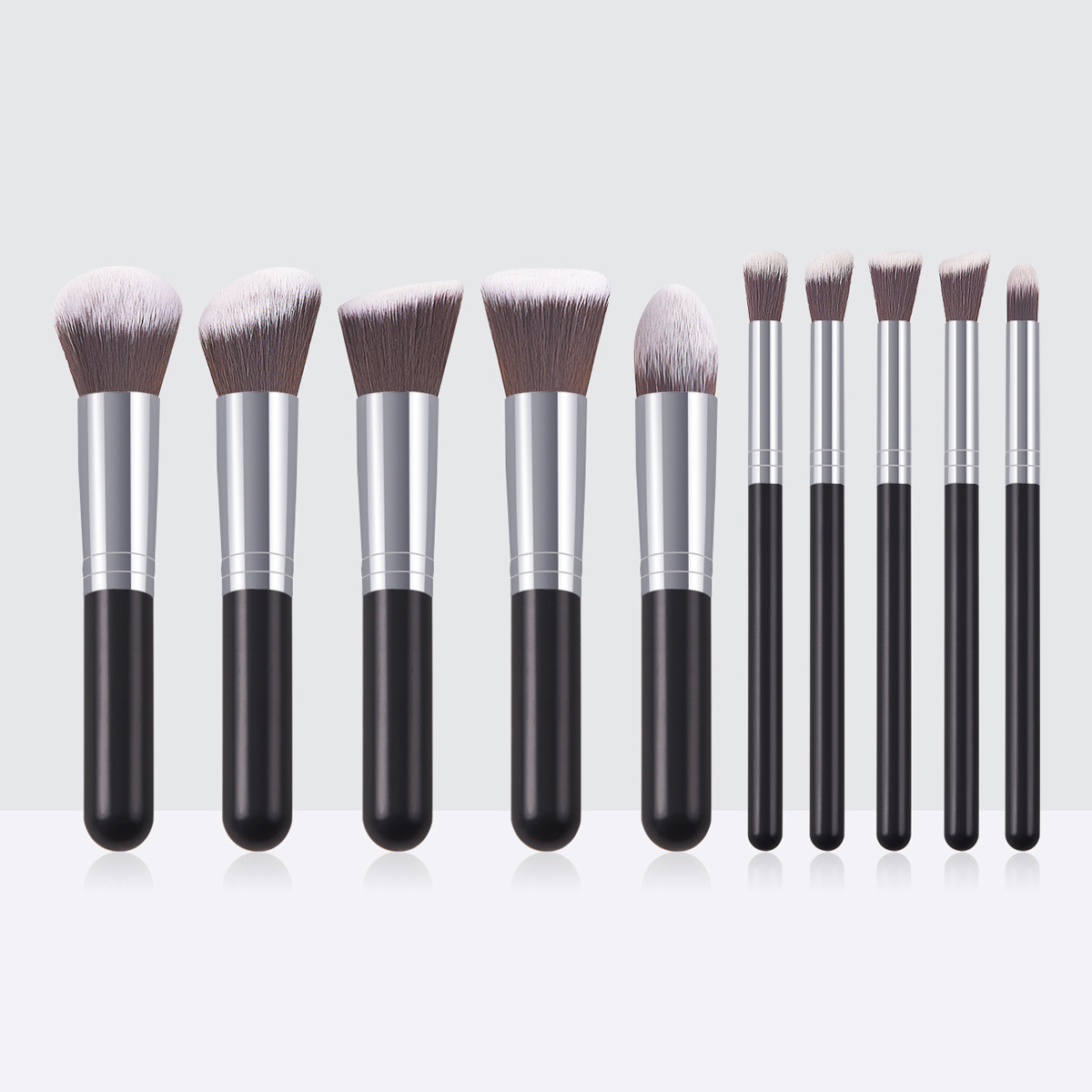 Beauty Makeup Pictures - 10 ชิ้นมินินชุดแปรงแต่งหน้าเครื่องสำอางแต่งหน้าสำหรับใบหน้าเครื่องมือแต่งหน้าผู้หญิงความงามมืออาชีพรองพื้นบลัชออนอายแชโดว์