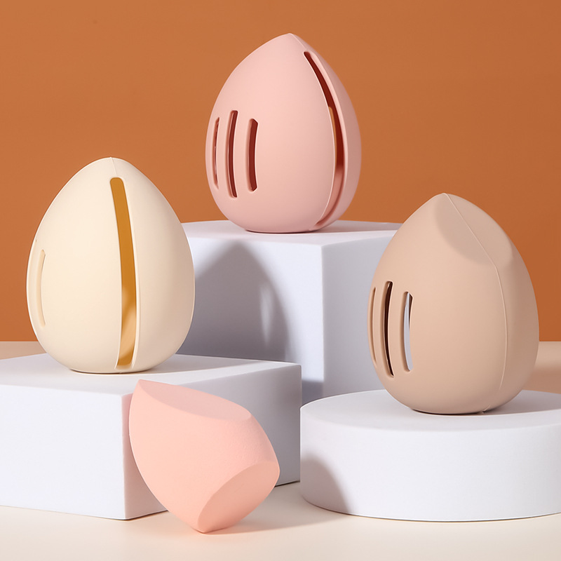Beauty Blender In Makeup - กระเป๋าเก็บบิวตี้เบลนเดอร์ซิลิโคนกันฝุ่นและระบายอากาศได้ดี ขายดีที่สุด กล่องพกพาสำหรับพัฟแต่งหน้าและแปรงแต่งหน้า