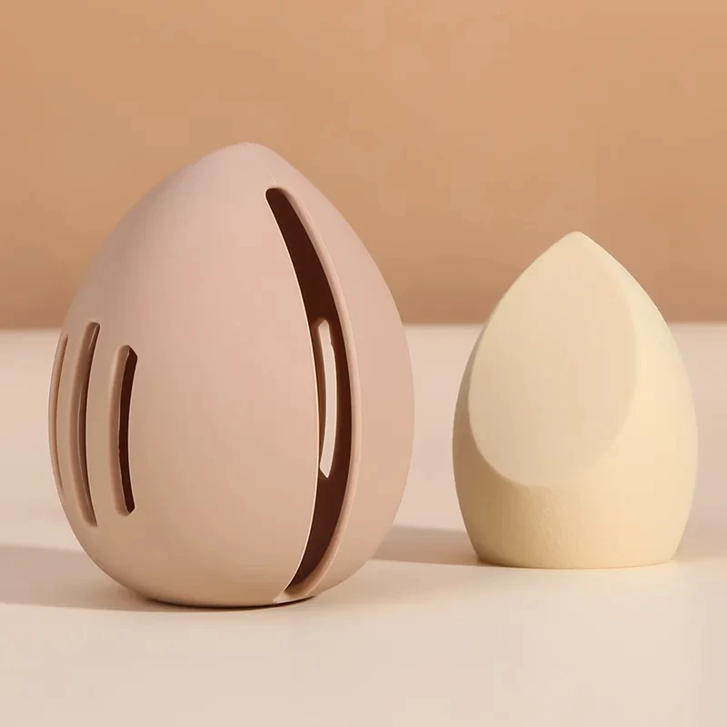 Beauty Blender In Makeup - ที่ใส่ฟองน้ำแต่งหน้าซิลิโคน ระบายอากาศได้ดี กล่องเก็บฟองน้ำแต่งหน้าแบบพกพาสำหรับเดินทาง