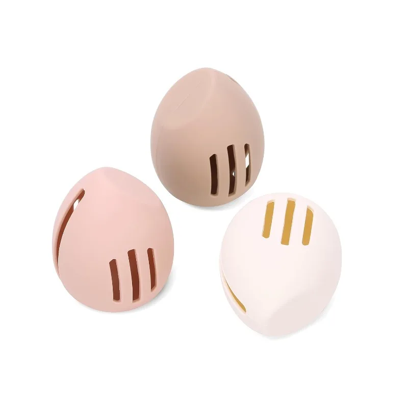 Beauty Makeup Sponge - กระเป๋าเก็บแป้งพัฟระบายอากาศได้ดีทำจากซิลิโคนอุปกรณ์เครื่องมือความงามใหม่