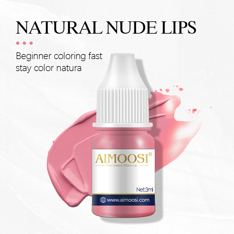 Beauty Makeup Pictures - 3ml NUDE สีสักหมึกถาวร Microblading สีหมึกสีกึ่งแต่งหน้า Nude