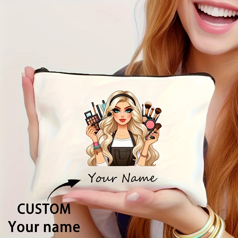 Beauty Makeup Names - กระเป๋าเครื่องสำอางแบบกำหนดเองได้ 1-3 ชิ้น - ดีไซน์สวยงามระดับมืออาชีพ ความจุขนาดใหญ่