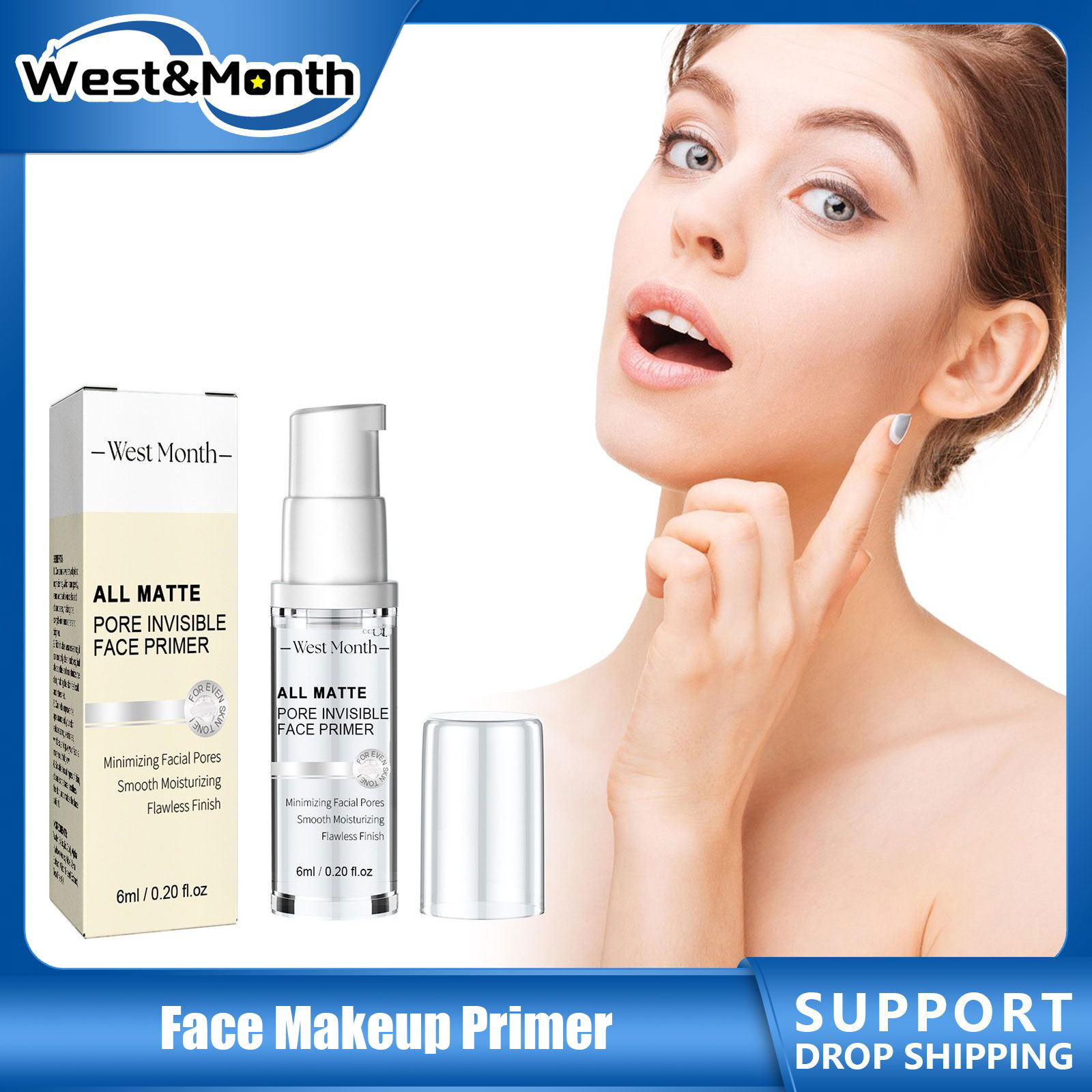 Makeup Fixing Mist - รองพื้นสำหรับแต่งหน้าบนใบหน้าคอนซีลเลอร์ควบคุมน้ำมันน้ำหนักเบารักษาความสดใสภายใต้รากฐานปรับปรุงความชุ่มชื้นไพรเมอร์รูขุมขนที่มองไม่เห็น