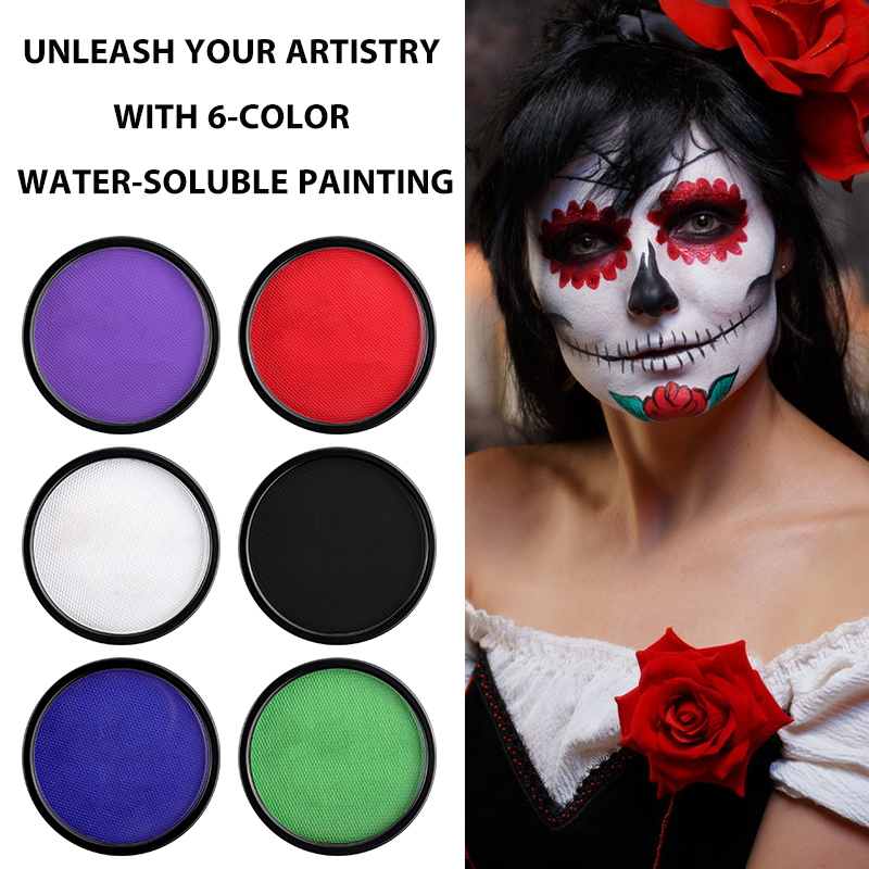 สีเพ้นท์หน้าและผิวกาย 6 สี ที่ - Beauty Makeup Pictures บทวิจารณ์และราคา