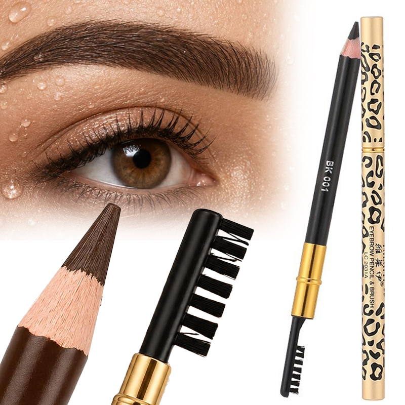 ดินสอเขียนคิ้ว 7 สี ลายเสือดาว - Eyebrow Pomade Pencil บทวิจารณ์และราคา