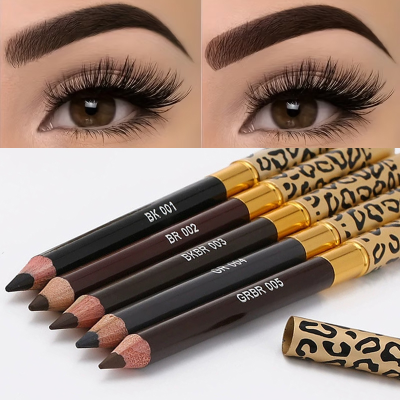 ดินสอเขียนคิ้ว 7 สี ลายเสือดาว - Eyebrow Pomade Pencil บทวิจารณ์และราคา
