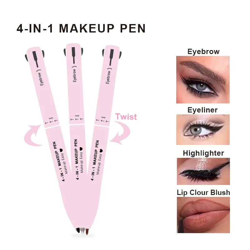 4 In 1 ดินสอเขียนคิ้ว Lip Line - Eyebrow Pomade Pencil บทวิจารณ์และราคา