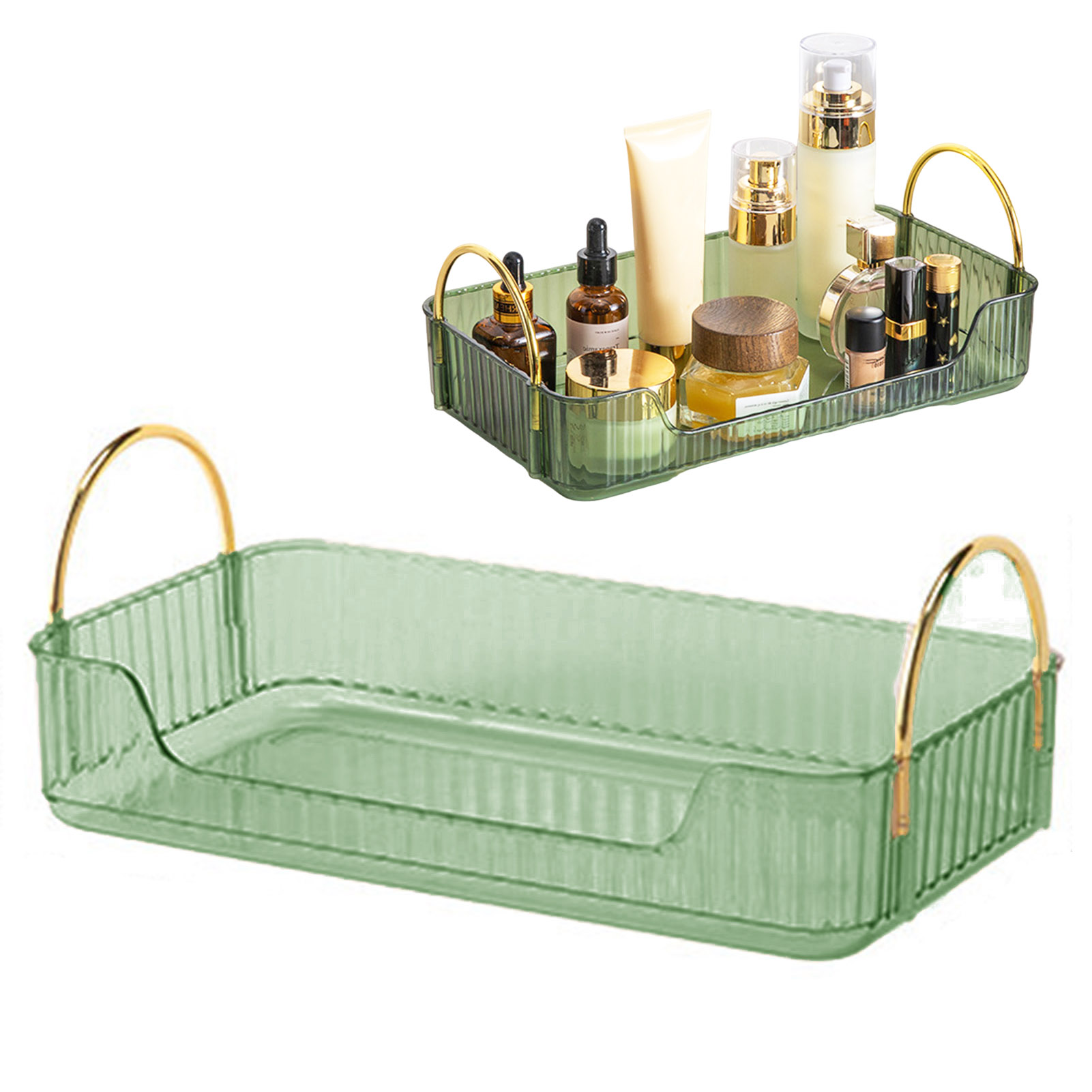 ชั้นวางของในห้องน้ำ อะคริลิคหร - Beauty Makeup Vanity บทวิจารณ์และราคา
