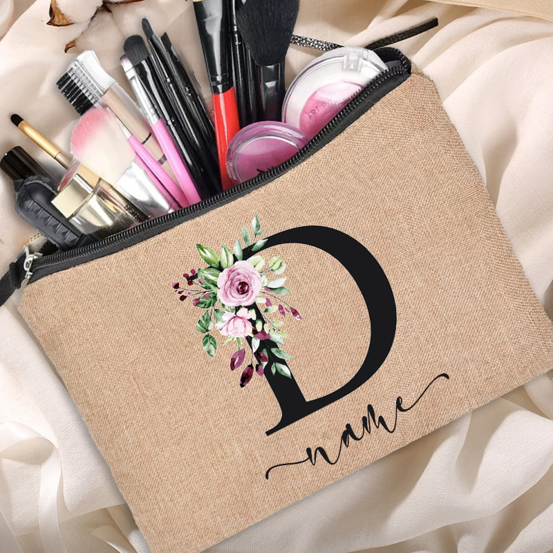 กระเป๋าเครื่องสำอางผ้าลินินสำห - Beauty Makeup Names บทวิจารณ์และราคา