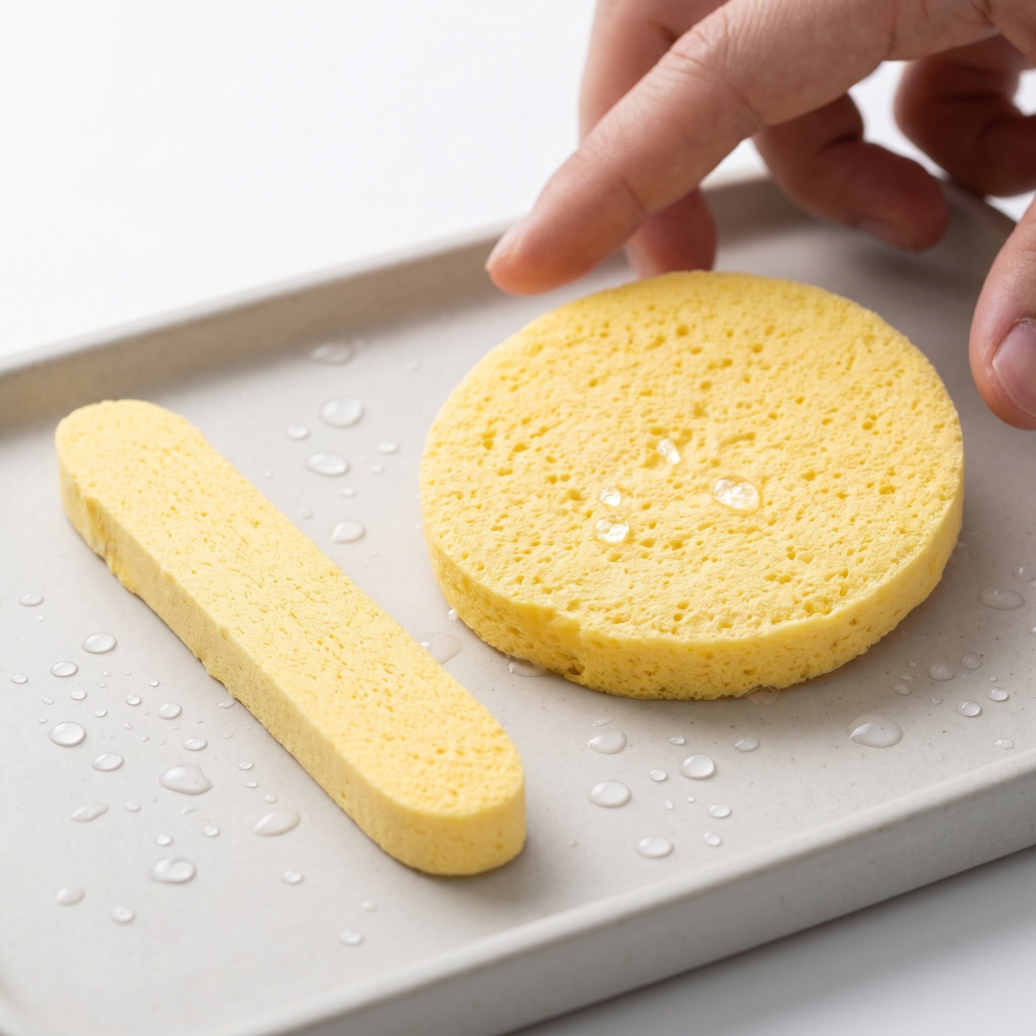 ฟองน้ำแต่งหน้าแบบกลมสำหรับทำคว - Beauty Makeup Sponge บทวิจารณ์และราคา