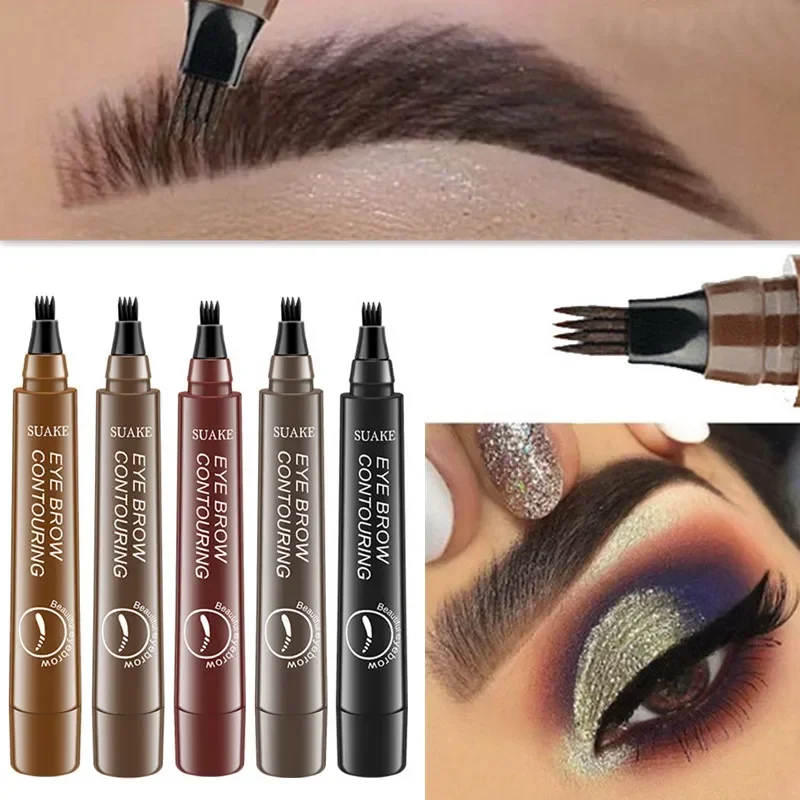 5 สีดินสอเขียนคิ้วกันน้ํา 4 เค - Eyebrow Pomade Pencil บทวิจารณ์และราคา
