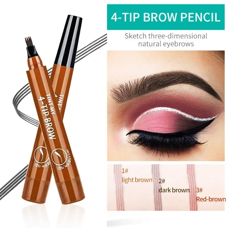 5 สีดินสอเขียนคิ้วกันน้ํา 4 เค - Eyebrow Pomade Pencil บทวิจารณ์และราคา