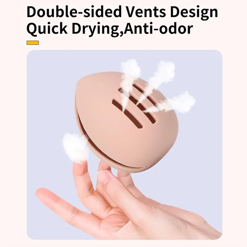 กระเป๋าเก็บแป้งพัฟระบายอากาศได - Beauty Makeup Sponge บทวิจารณ์และราคา