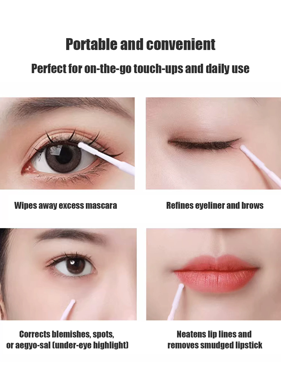 สำลีก้านยาวแบบใช้แล้วทิ้ง สำหร - Beauty Makeup Vanity บทวิจารณ์และราคา
