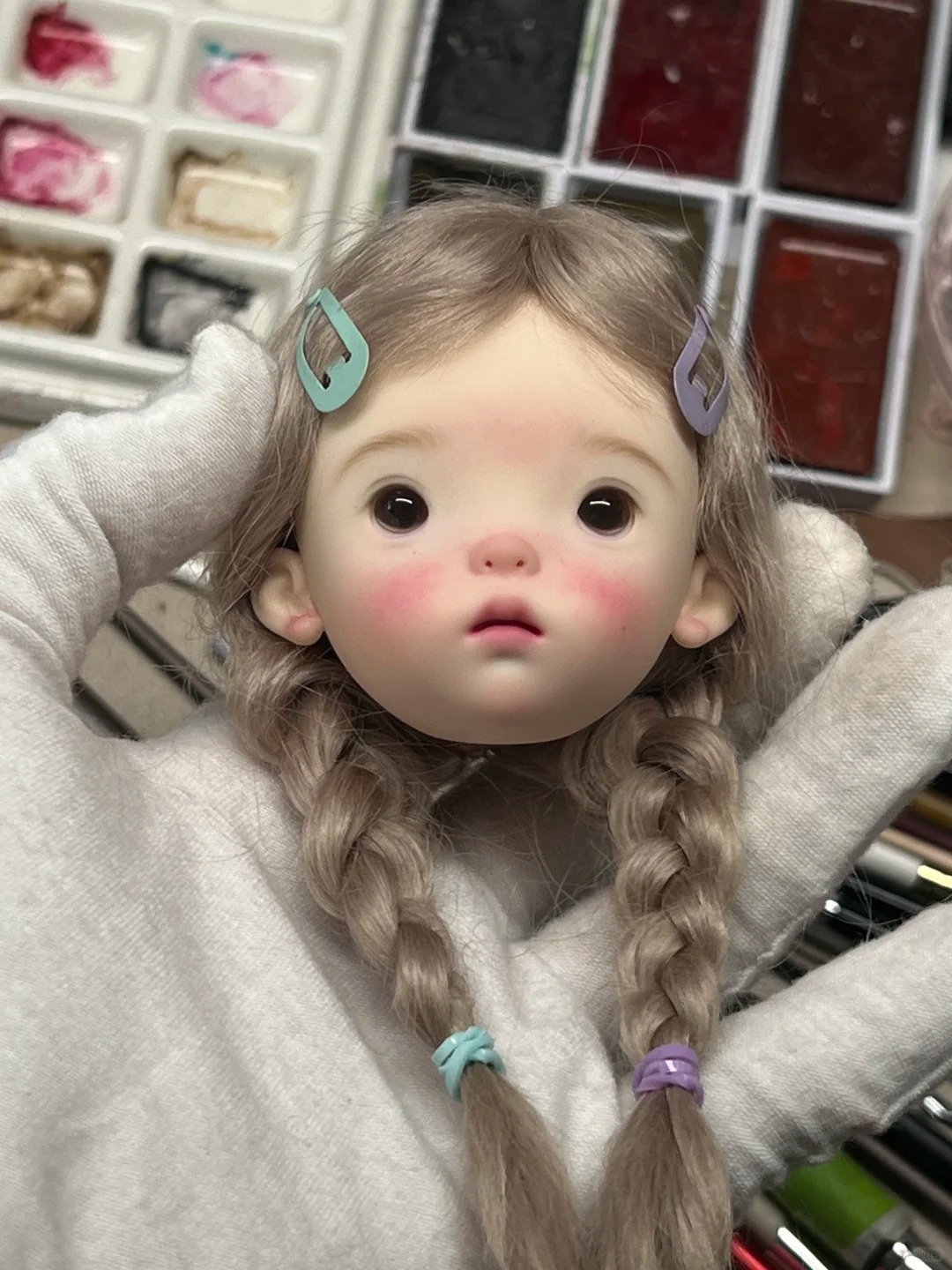 SDตุ๊กตาBJD 1/6 Landoudouหัวสา - Beauty Y Makeup บทวิจารณ์และราคา