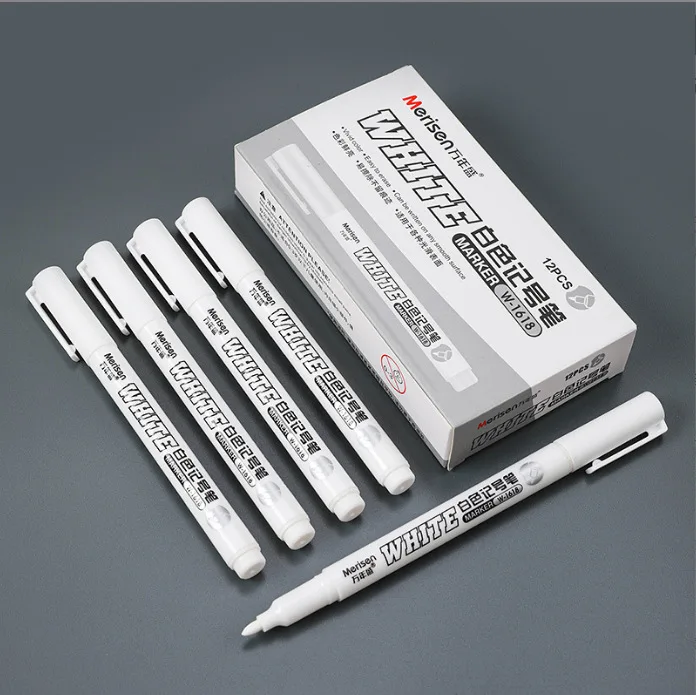 1 ชิ้นสีขาว Marker ปากกาสีมันก - Beauty Makeup Pictures บทวิจารณ์และราคา