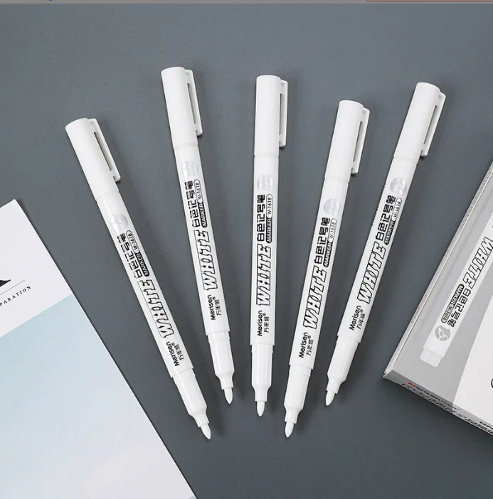 1 ชิ้นสีขาว Marker ปากกาสีมันก - Beauty Makeup Pictures บทวิจารณ์และราคา