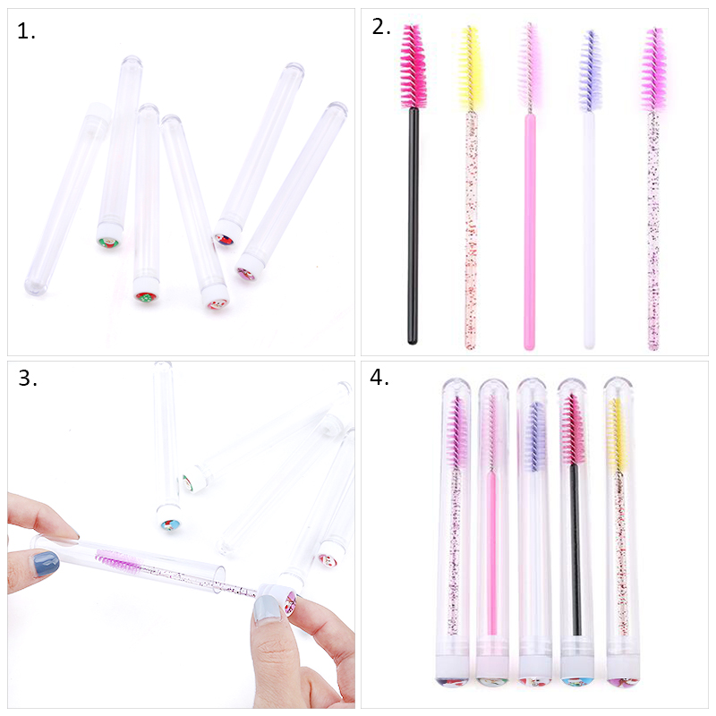 หลอดแปรงมาสคาร่าแบบใช้ซ้ำได้สำ - Beauty Makeup Youtube บทวิจารณ์และราคา