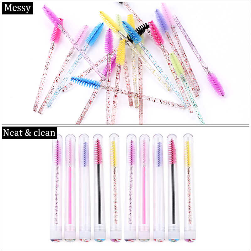 หลอดแปรงมาสคาร่าแบบใช้ซ้ำได้สำ - Beauty Makeup Youtube บทวิจารณ์และราคา