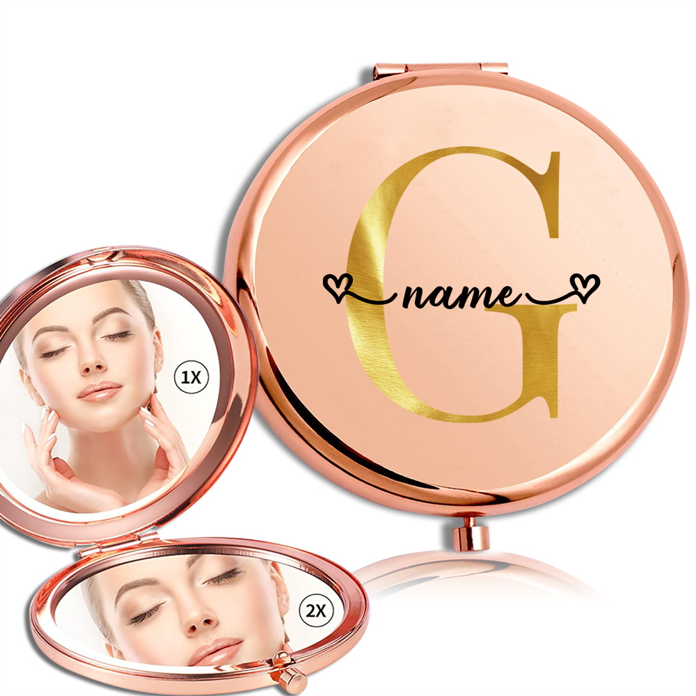 กระจกแต่งหน้าโลหะแบบพกพากระจกม - Beauty Makeup Names บทวิจารณ์และราคา