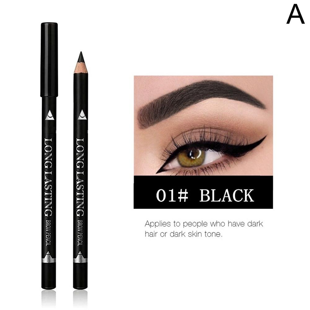3 สีติดทนนานสีดําสีน้ําตาล Eye - Eyebrow Pomade Pencil บทวิจารณ์และราคา