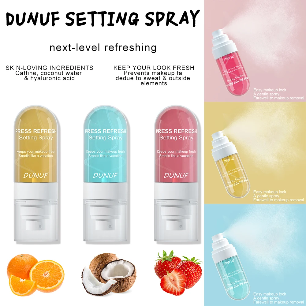 DUNUF 1 ชิ้นสเปรย์แต่งหน้าเพิ่ - Makeup Fixing Mist บทวิจารณ์และราคา