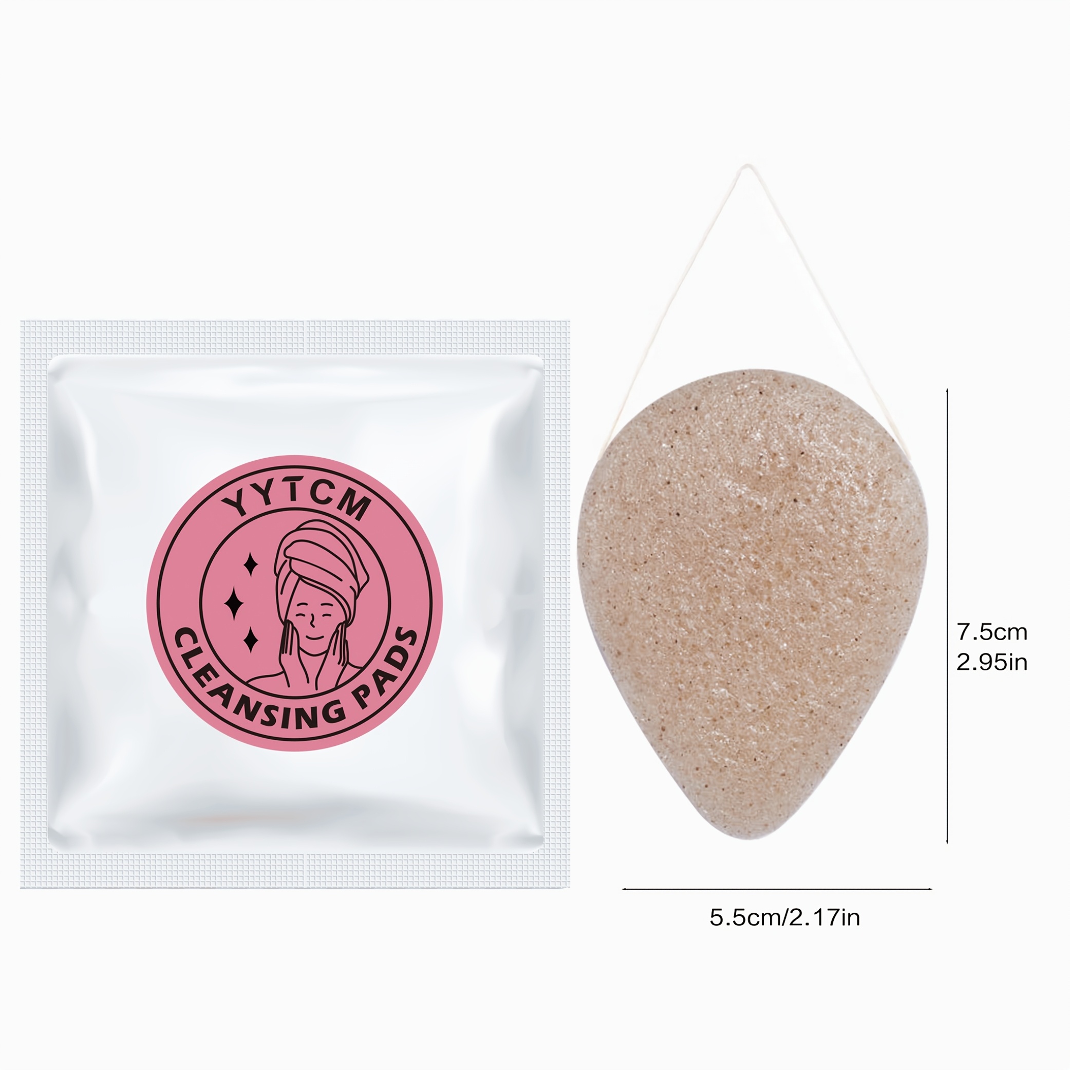 ฟองน้ำคอนจาคจากเมล็ดวอลนัทสำหร - Beauty Makeup Sponge บทวิจารณ์และราคา
