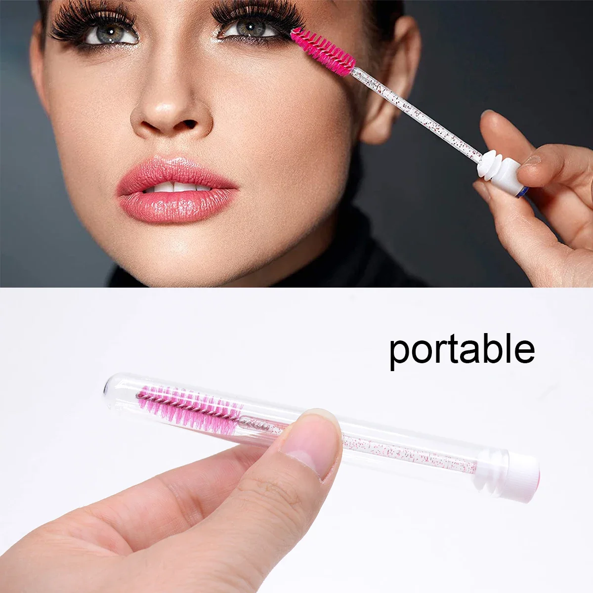 แปรงปัดมาสคาร่าแบบใช้ซ้ำได้ 20 - Beauty Makeup Youtube บทวิจารณ์และราคา