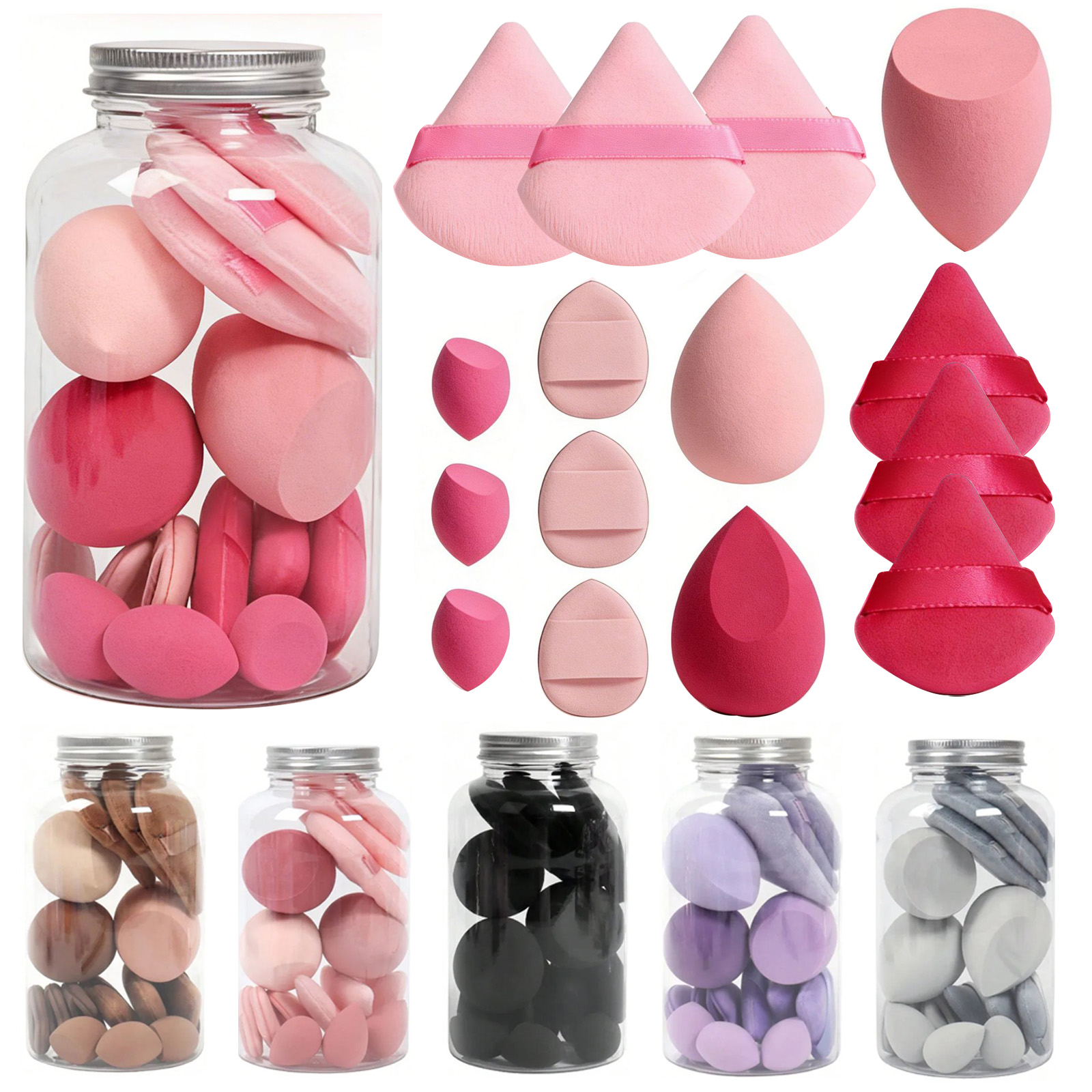 ชุดฟองน้ำแต่งหน้า 15 ชิ้น, ฟอง - Beauty Blender In Makeup บทวิจารณ์และราคา