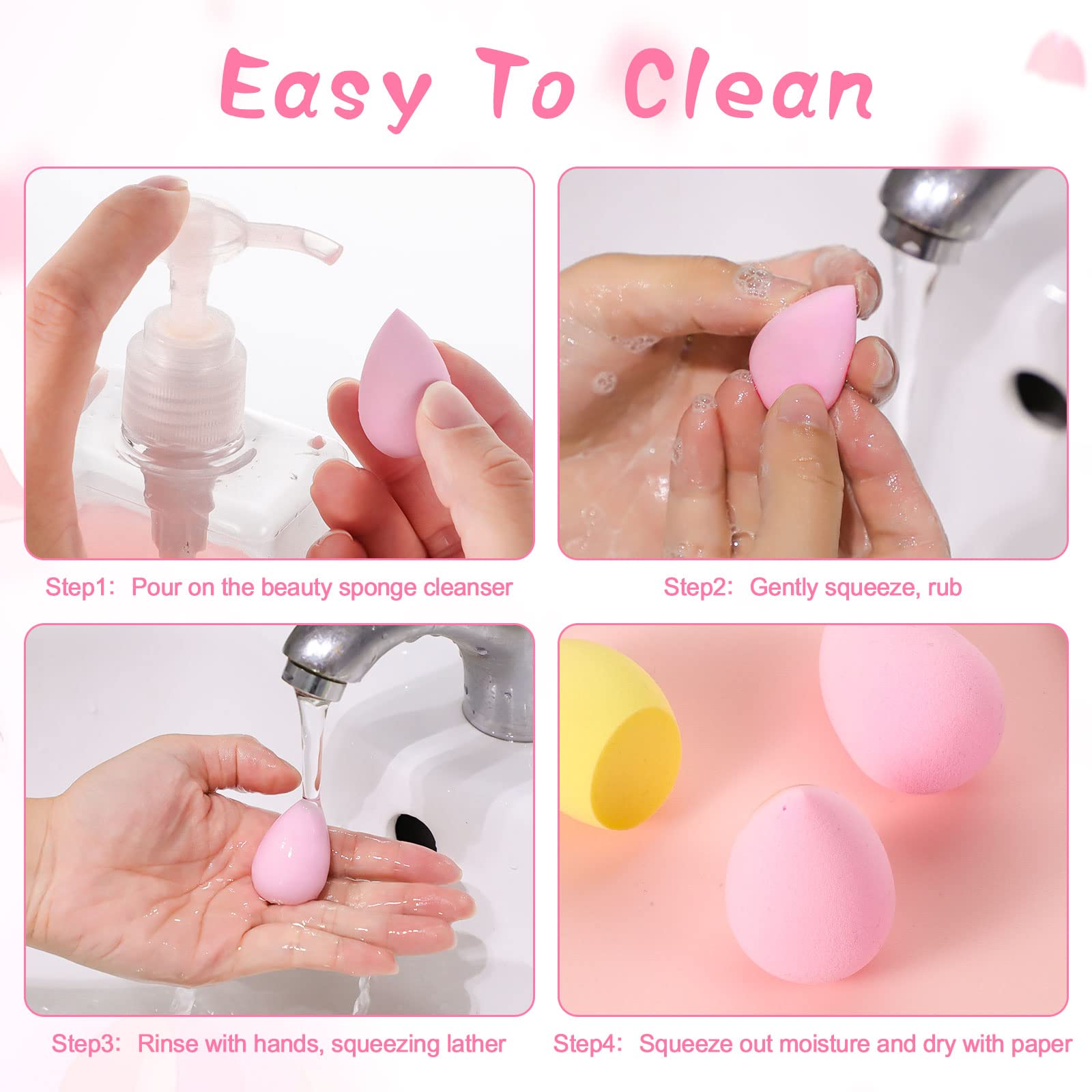 ชุดฟองน้ำแต่งหน้า 15 ชิ้น, ฟอง - Beauty Blender In Makeup บทวิจารณ์และราคา