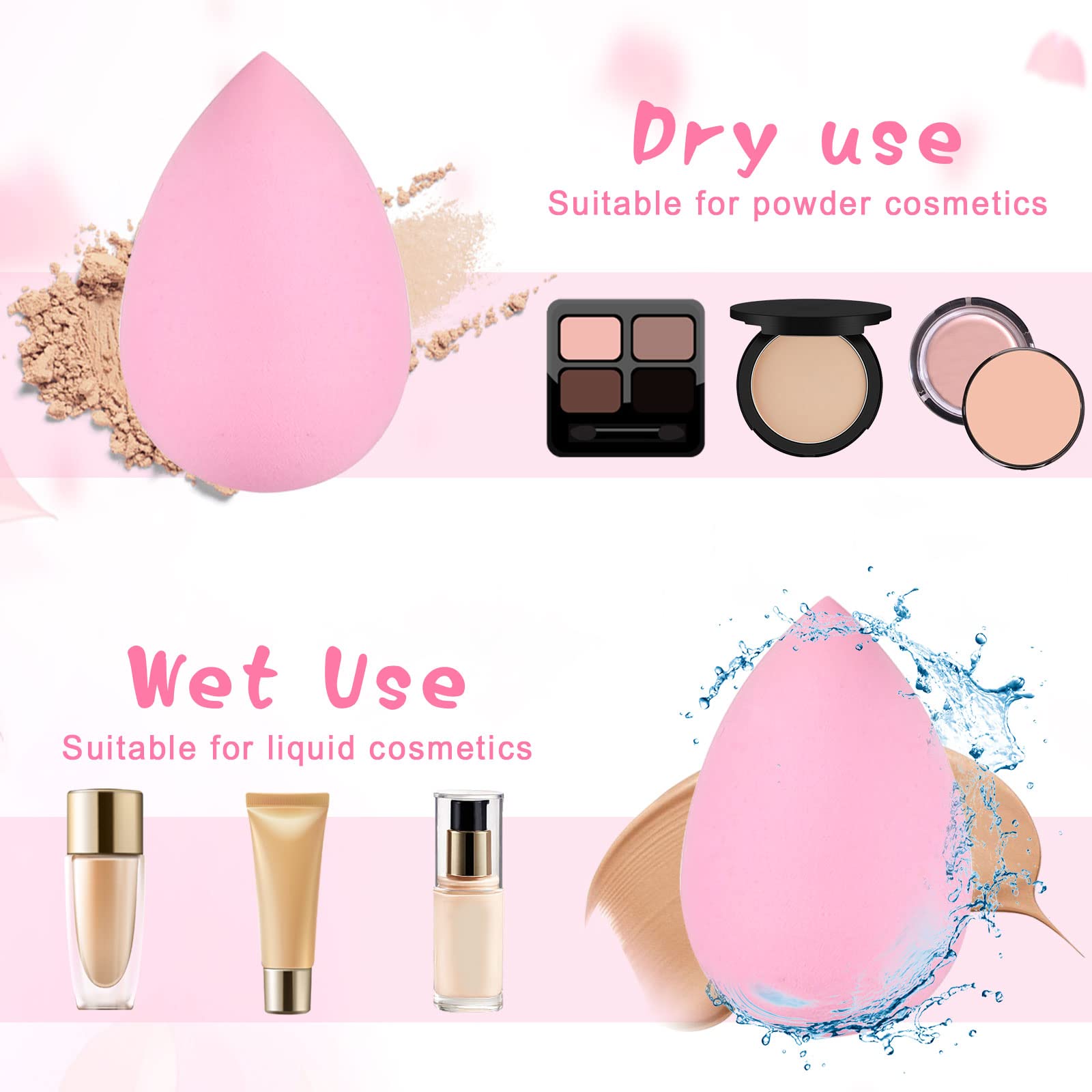 ชุดฟองน้ำแต่งหน้า 15 ชิ้น, ฟอง - Beauty Blender In Makeup บทวิจารณ์และราคา