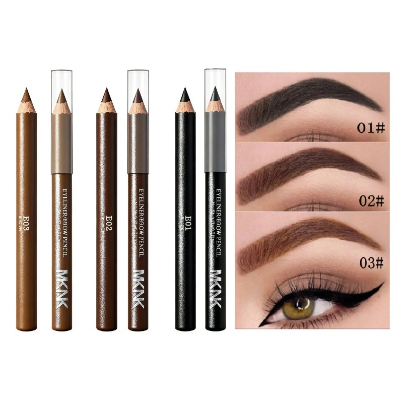 ดินสอเขียนคิ้วไม้ 3 สี กันน้ำ  - Eyebrow Pomade Pencil บทวิจารณ์และราคา