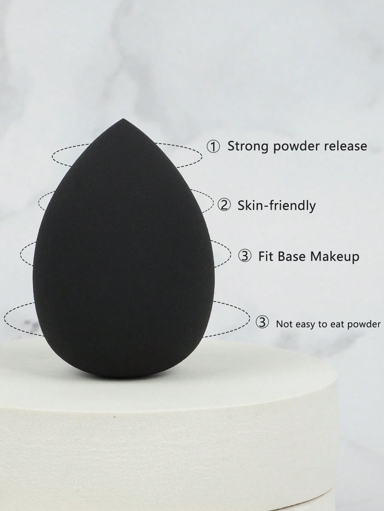 ฟองน้ำแต่งหน้าทรงหยดน้ำสีดำ 10 - Beauty Blender In Makeup บทวิจารณ์และราคา