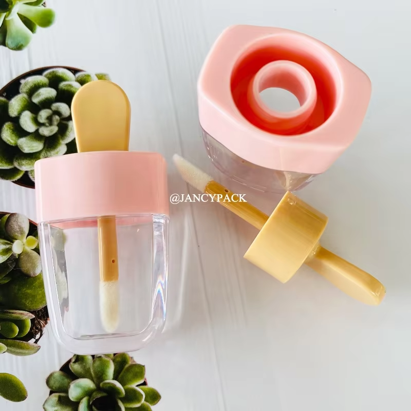 หลอดลิปกลอสเปล่าสีชมพู 1/5 ชิ้ - Beauty Makeup Youtube บทวิจารณ์และราคา