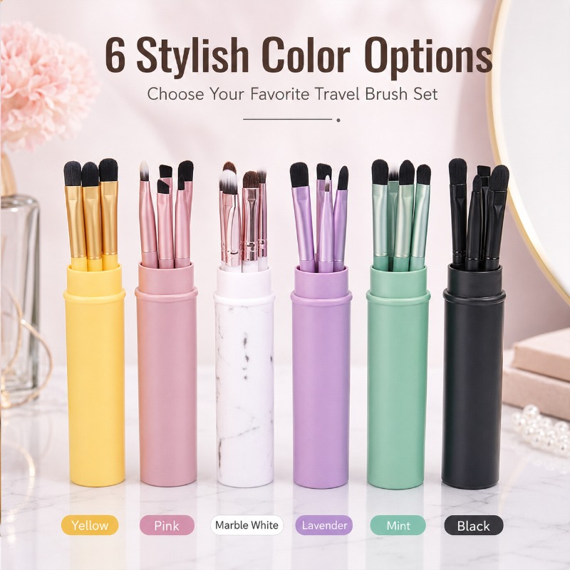 ชุดแปรงแต่งตาแบบพกพา 5 ชิ้น พร - Beauty Makeup Youtube บทวิจารณ์และราคา