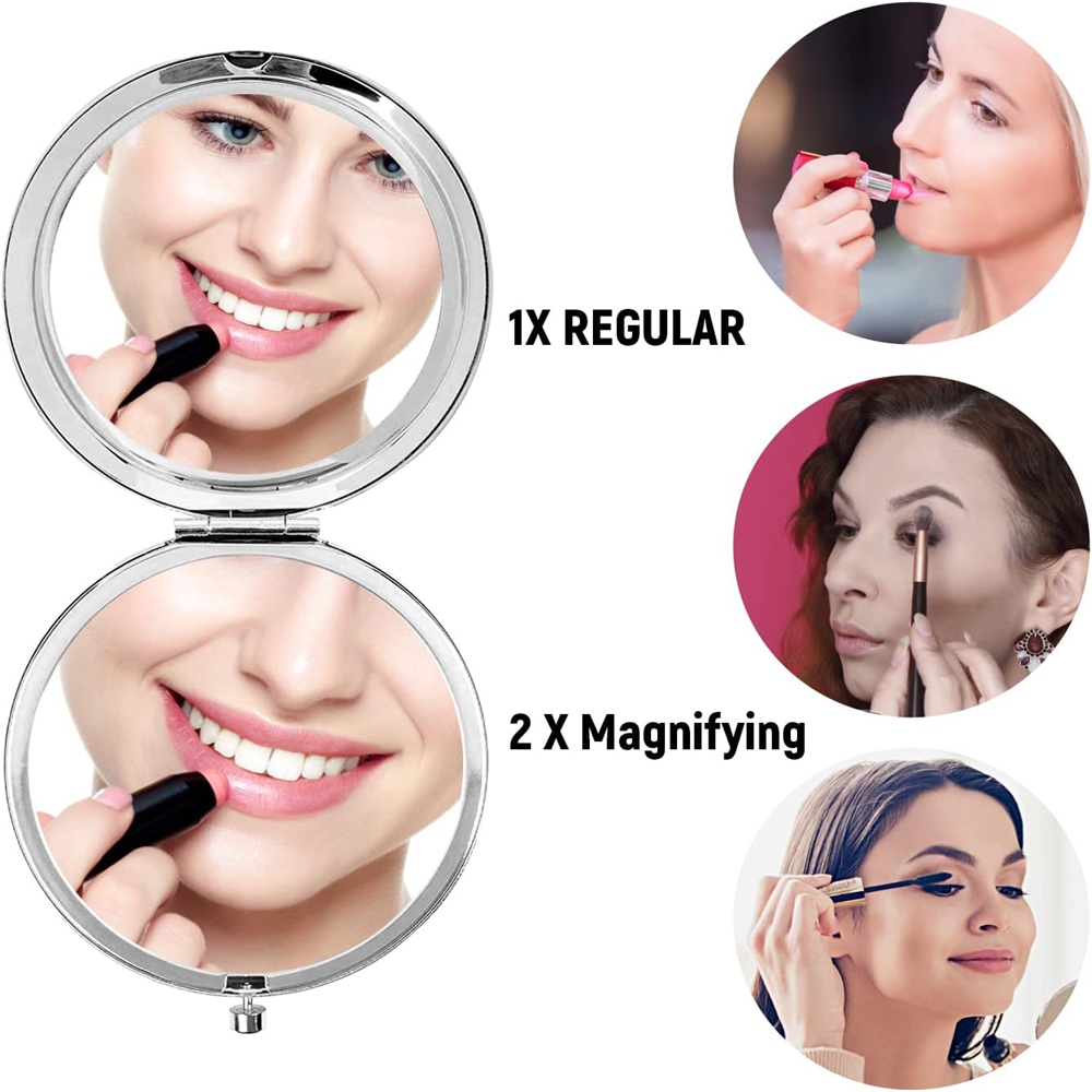 1 ชิ้น กระจกแต่งหน้าลายดอกไม้ก - Beauty Makeup Names บทวิจารณ์และราคา