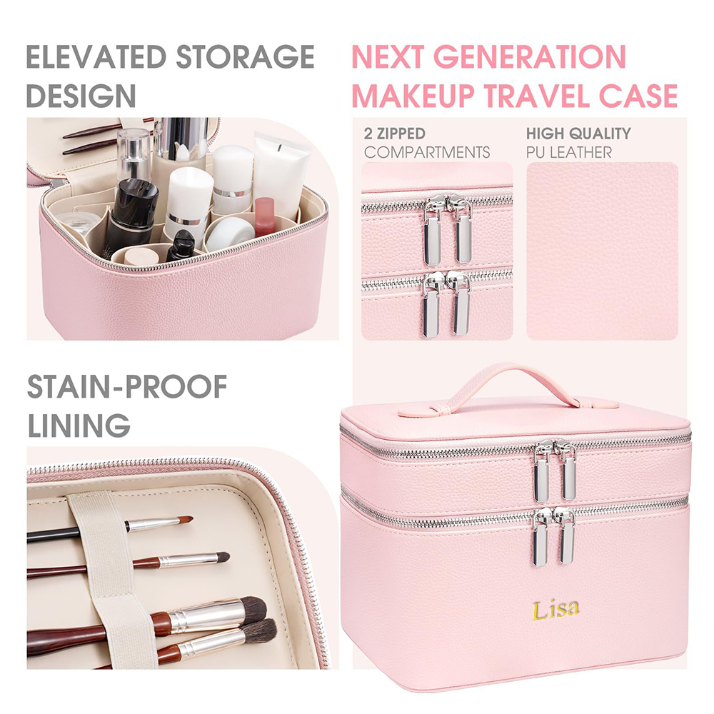 กระเป๋าเครื่องสำอางแบบพกพาสองช - Beauty Makeup Names บทวิจารณ์และราคา