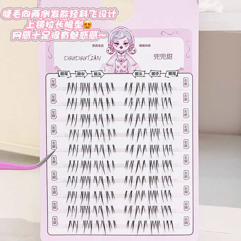ชุดต่อขนตาปลอมสไตล์เกาหลี 10 แ - Beauty Makeup Tool Collection บทวิจารณ์และราคา