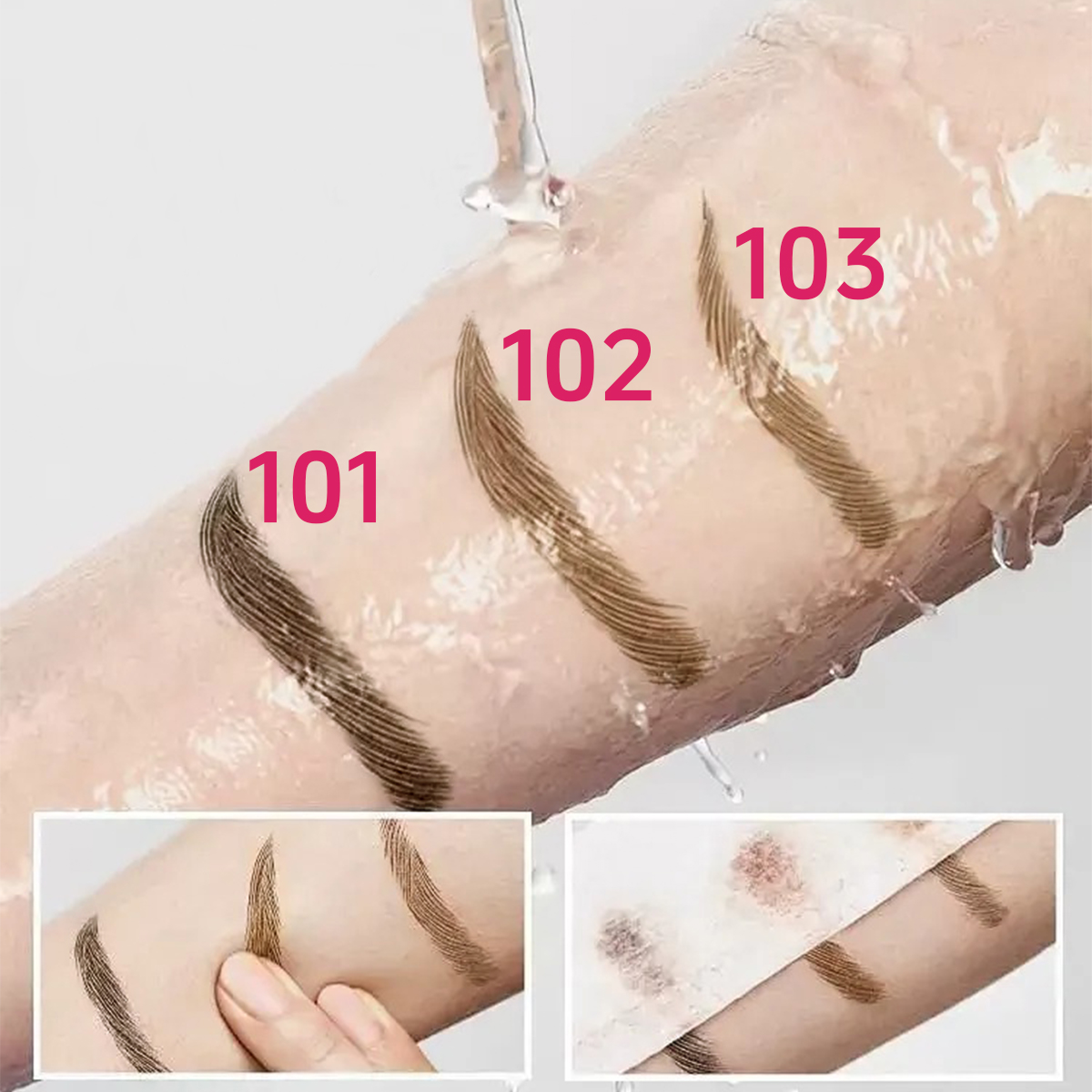 ปากกาเขียนคิ้วกันน้ํา 3 สี, ดิ - Eyebrow Pomade Pencil บทวิจารณ์และราคา