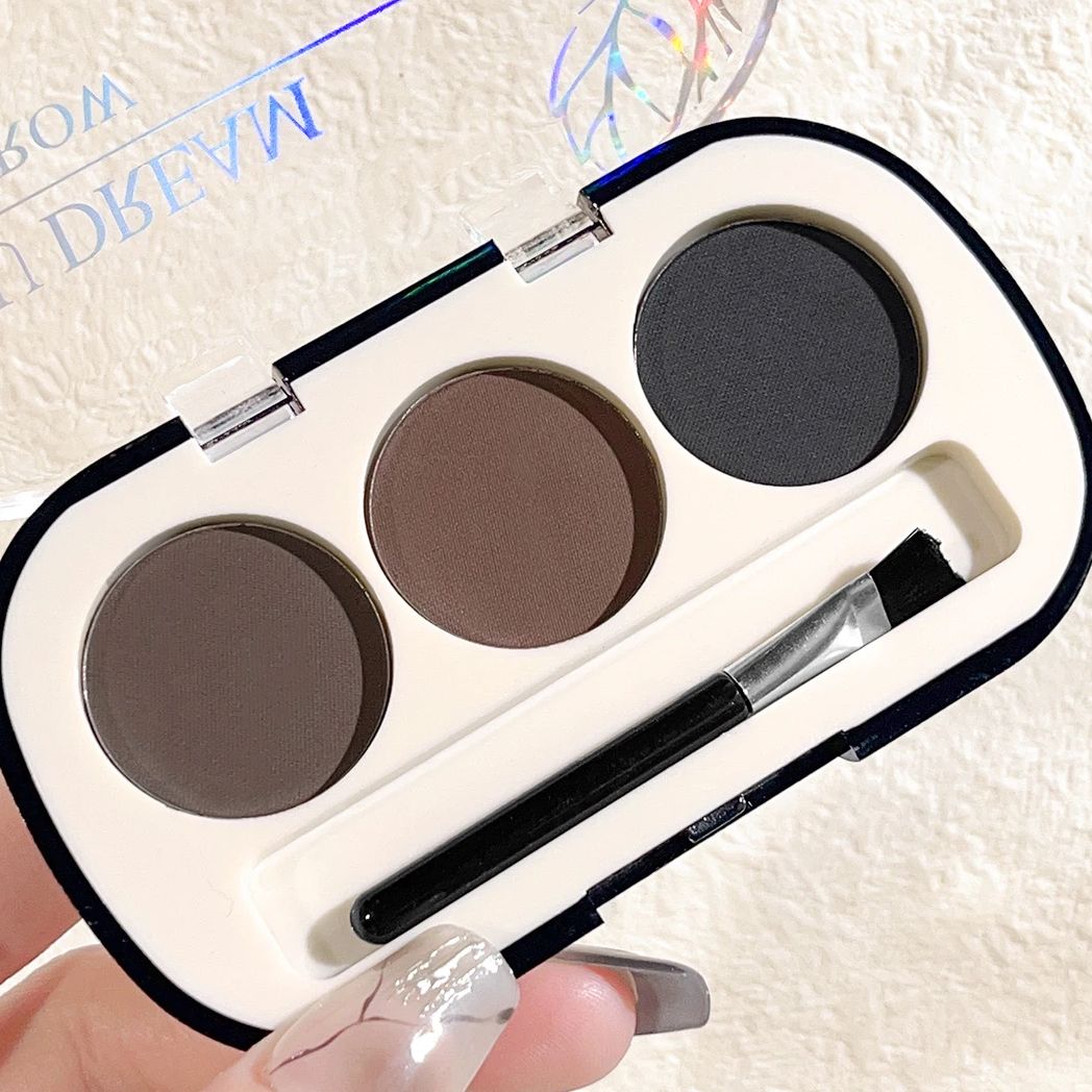 3 สี Eyebrow Powder Palette พร - Eyebrow Pomade Pencil บทวิจารณ์และราคา